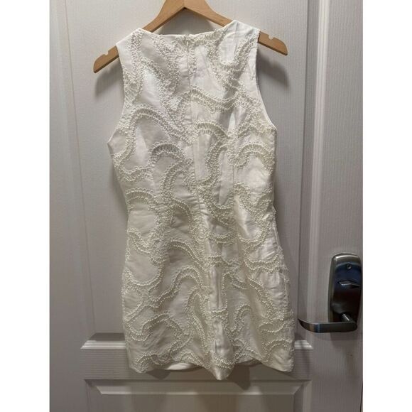 Elliott Elara Shift Dress in White Bridal Shower Bachelorette Dress S NWT - Picture 7 of 8